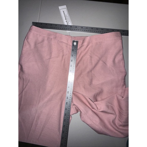 ALFRED DUNNER Women's Pink Pull-on Dress Pants Sz 16 Back Elastic Pockets NWT - Picture 6 of 7